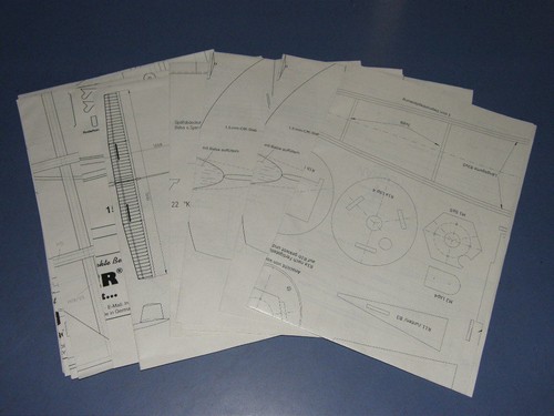 Bauplan modellflugzeug aus - modellflugzeug,
