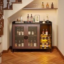 40" Liquor Cabinet Bar Wine
