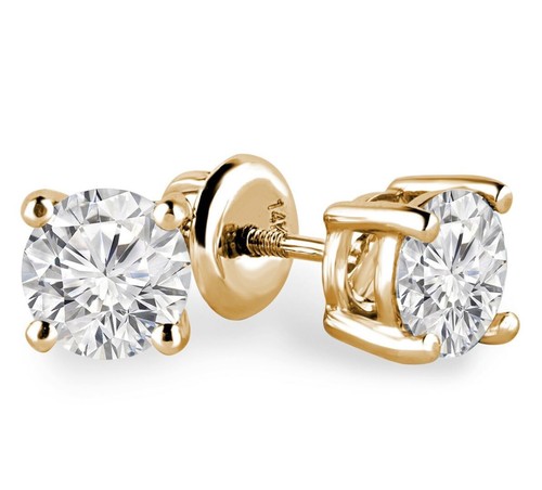 Damen diamant ohrringe rund - diamant,