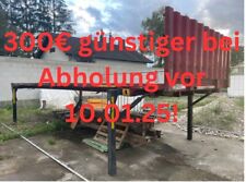 Offene Baustoff Plattform Wechselbrücke Wechselpritsche Wechselaufbau Tinyhaus