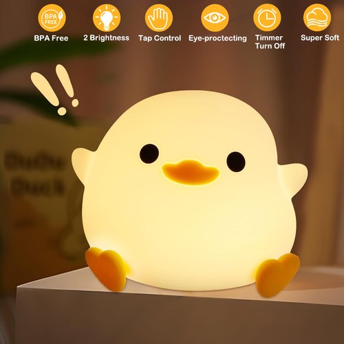 Ente silikon nachtlicht kinder - silikon,