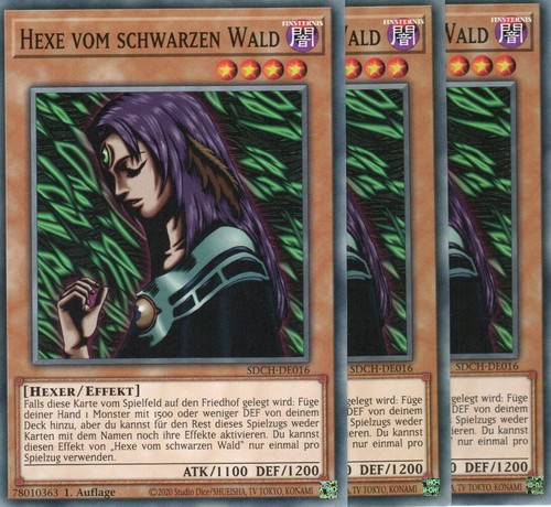 Yugioh hexe vom schwarzen - 3x,