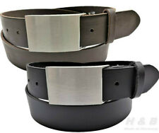 Jeansgürtel Koppel Gürtel Ledergürtel D + Herren Leder Koppelgürtel 4 cm breit 4