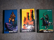 WINNETOU-Band I+II+III-Karl May-Neuauflage 1992-Bertelsmann Club-442-445-445-S