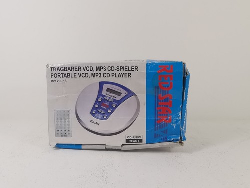 Red star mp3 discman - red,