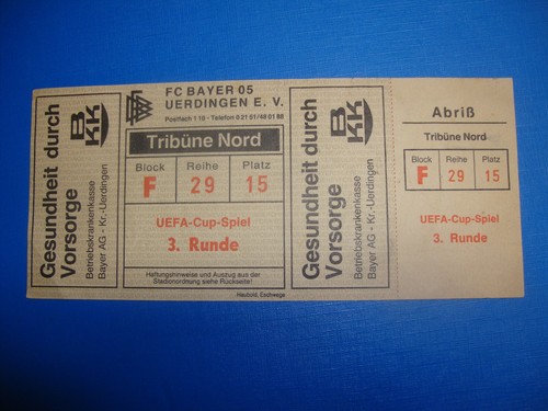 Ticket kfc bayer 05 - kfc,