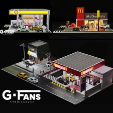 Diorama straße garage - 1:64,