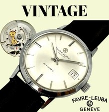Vintage FAVRE-LEUBA Herrenuhr Automatic Kalber MSR T56 für Sammler
