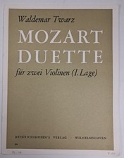 Noten: Mozart Duette für zwei