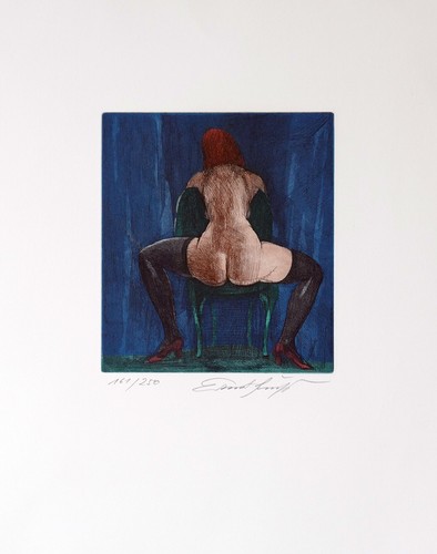 Ernst fuchs sitzender - ernst,