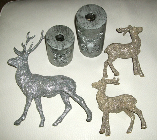 Drei hirsch deko figuren - deko,