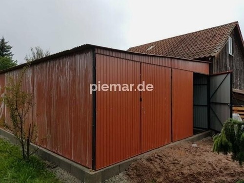 Blechgarage 6x7x2 garage - blechgarage,
