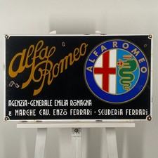 Alfa Romeo Emailschild -