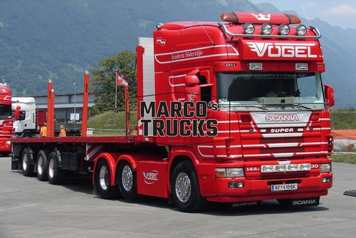 Lkw foto scania 144l - scania, 530