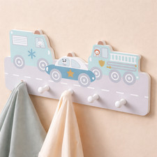 Kinder Garderobe mit Autos –