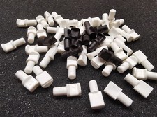 Bodenträger Regalstift Fachträger Kunststoff für 5mm Bohrung- 54 St.