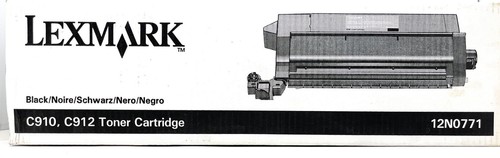 Lexmark 12n0771 toner original - lexmark,