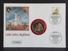 Numisbrief 1000 Jahre Russland