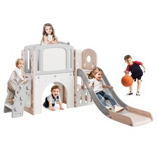 8-in-1 Spieltunnel & Rutschset