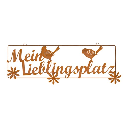 Garten deko rost schild - schild, cm