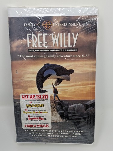 Warner bros vhs free willy - warner,
