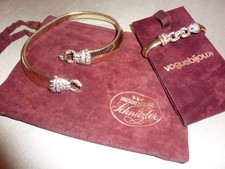 voguebijoux  PANTHER-KOPF-COLLIER + ARMBAND - VINTAGE 80er-Jahre - TOP neuwertig