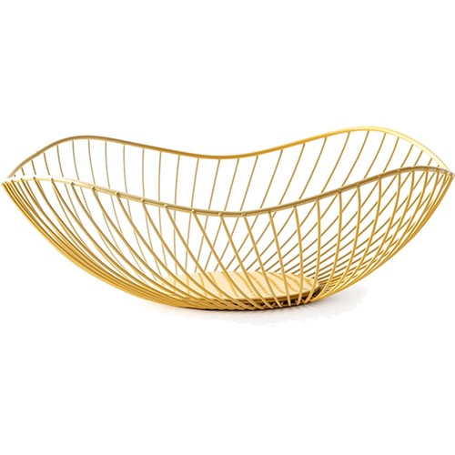 Metall obstschale gold - metall,