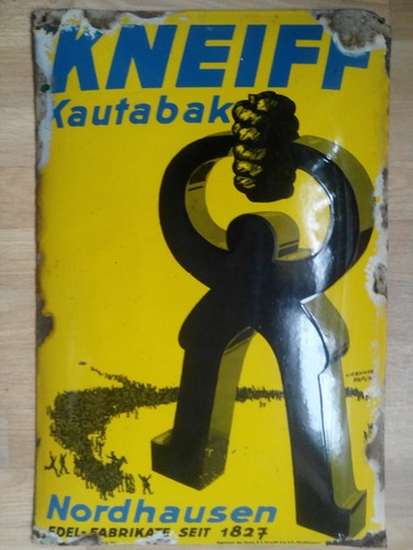 Original emailleschild - original,