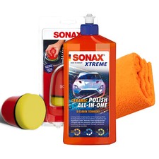 Auto Politur Set SONAX Ceramic Polish All-in-One 0,5L + P-Ball + Mikrofasertuch 