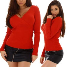 Damen Pullover V-Ausschnitt