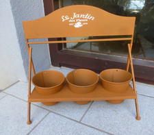 Rostiger "Blumenständer & 3