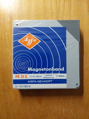 Agfa magnetonband pe31s 600ft - agfa,