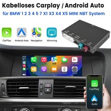 Für BMW MINI X1/X3/X4/X5 NBT-System Drahtloses CarPlay Android Auto SWC WIFI GPS
