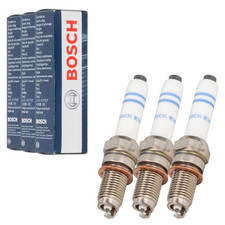 3x BOSCH Zündkerze für VW GOLF 7 POLO 5 6 TOURAN UP A1 A3 Q2 1.0 TSI 04E905602D