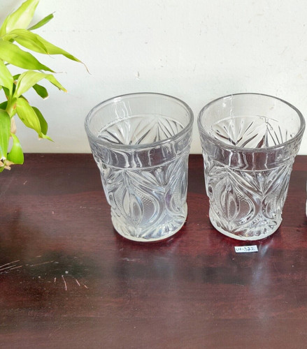 Vintage lambert glasbecher - glasbecher, mit