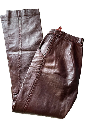 Lederhose rotbraun gr - ,