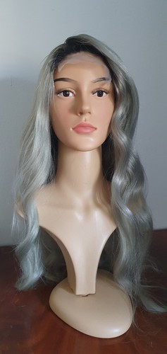 Blonde grau perücke lace - ,