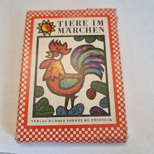 Quartett Tiere im Märchen DDR Ostalgie Kartenspiel Schwarzer Peter