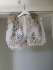 Weste jacke fell pelz echt - jacke,