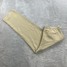 Vintage Polo Ralph Lauren Herren Chino W40 L32 beige Leinen Pant Hose Retro