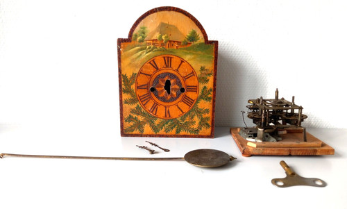 Schöne alte wanduhr - schöne,