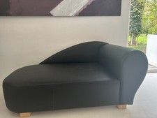 DESIGNER LEDER HUNDESOFA SCHWARZ EXKLUSIV GR S- NP 295€