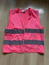 Einhorn Warnweste für Mädchen rosa/pink für Schule Fahrrad waschbar 134/140