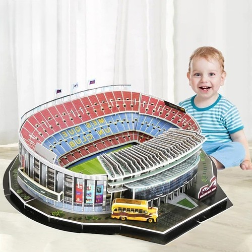 Fußballstadion puzzle - 3d,
