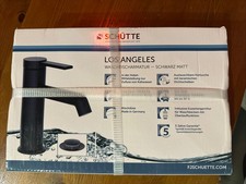 Schütte Waschtischarmatur Los Angels Schwarz Matt