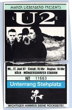 Ticket 1987 joshua tree - ticket,