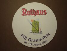 Bierdeckel 2001 - Rothaus - Sommer Skispringen Hinterzarten FIS Grand-Prix