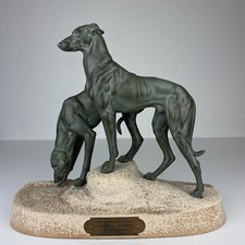 French Art Deco Hunde Skulptur
