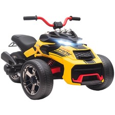 Elektro Quad für Kinder 12V Kinderquad mit 3 Rädern, 2 Geschwindigkeiten, Gelb