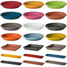 15 Farben + 37 Größen Untersetzer rund eckig rechteckig quadratisch f Blumentopf